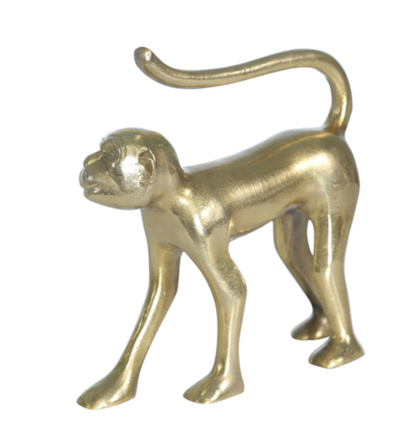 Aluminium Decor Monkey Figurine