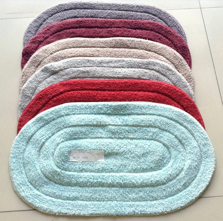 Recycled Pre Dyed Yarn Tufted Bathmat 950 GSM