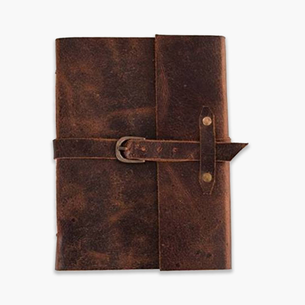 Handcrafted Embossed Leather Journal