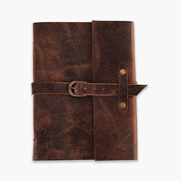 Handcrafted Embossed Leather Journal