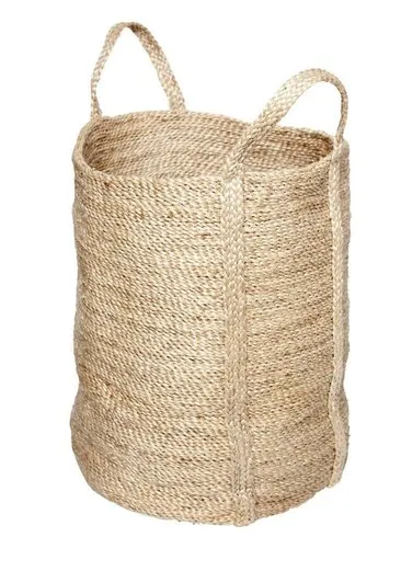 Handmade Jute Laundry Basket