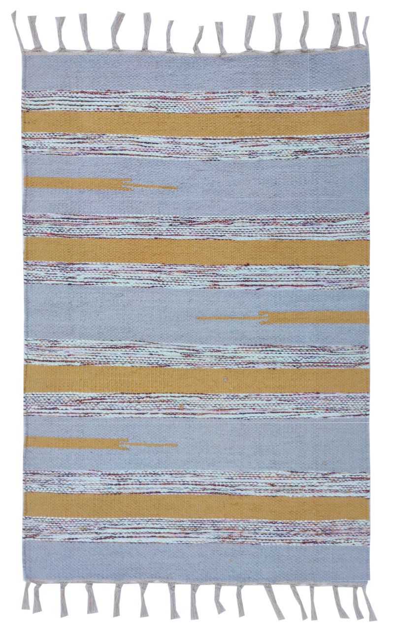 Multi Color Cotton Dhurrie Rug