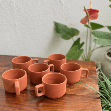 Earthenware Coffee Cups