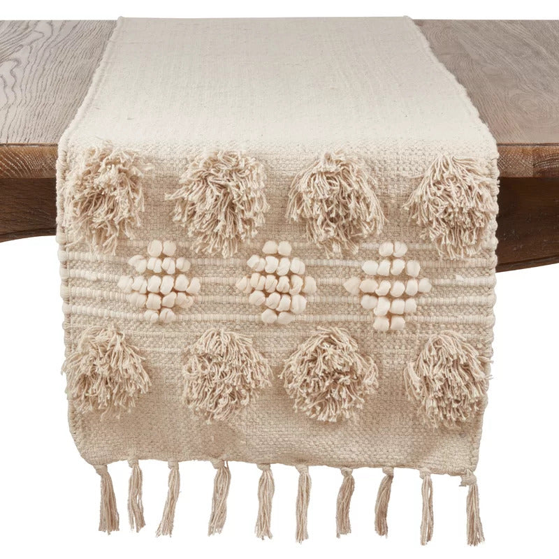 Handwoven Cotton Table Runner