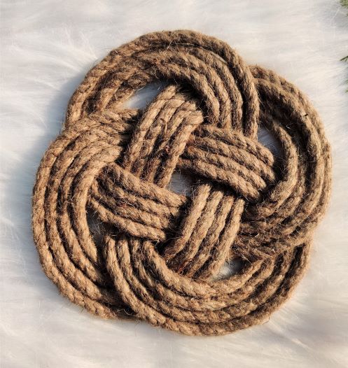 Knotted Jute Coasters