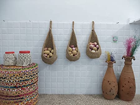 Jute Wall Hanging Basket